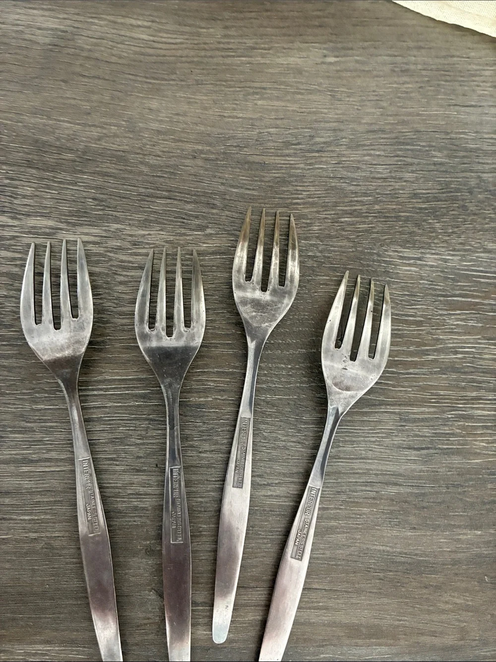 Vintage Interpur Jardinera Daisy and Floral Stainless Steel Japan Flatware